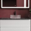 Ceramica Nova Cristal CN6061 Умывальник чаша накладная круглая, 36x36, цвет: розовый
