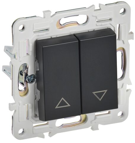 SKANDY Выключ. жалюзи 10А SK-V12Bl черн. IEK