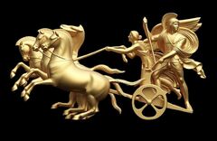 Силиконовый молд № 0206 Колесница большая