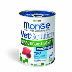 Влажный корм диетический Monge VetSolution Dog Diabetic and Obesity Диабетик и Обесити для собак при сахарном диабете и лишнем весе 400 г