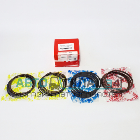 КОЛЬЦА ПОРШНЕВЫЕ STD SONATA ТАГАЗ, TUCSON JM, SPORTAGE KM 2,7 V6 DELTA G6BA TP 86,7 1,2-1,2-2,0 (УЗКИЕ)