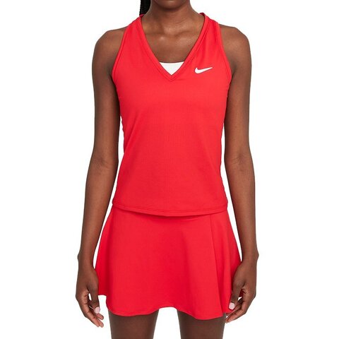 Теннисный топ женский Nike COURT VICTORY TANK  - red