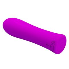 Лиловый мини-вибратор Alfreda - 10,2 см. - 