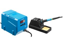 ЗУБР ПСН-60, 60 Вт, 50 - 480°C, керамический нагреватель, низкотемпературная паяльная станция цифровая, Профессионал (55336)