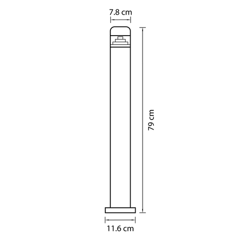 Ландшафтный светодиодный светильник Raggio Lightstar 376707