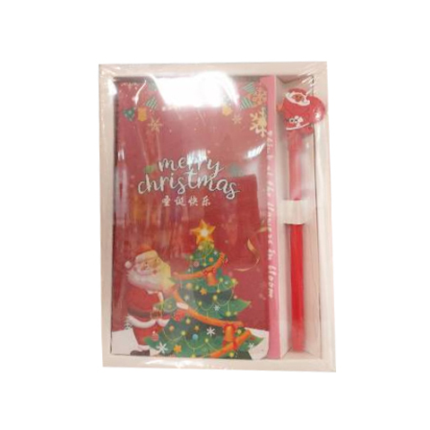 Блокнот подарочный с ручкой Рождественский