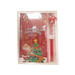 Блокнот подарочный с ручкой Рождественский