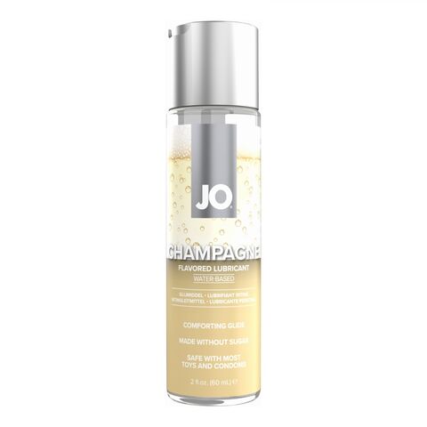 Лубрикант на водной основе JO H2O Champagne Flavored Lubricant с ароматом шампанского - 60 мл. - System JO JO H2O Flavors JO42015