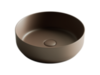Умывальник чаша накладная круглая (Темно-Коричневый Матовый) Element 390*390*120мм Ceramica Nova CN6022MDB