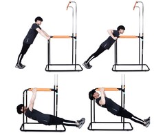 Стойка для подтягиваний и отжиманий DFC Power Tower G006