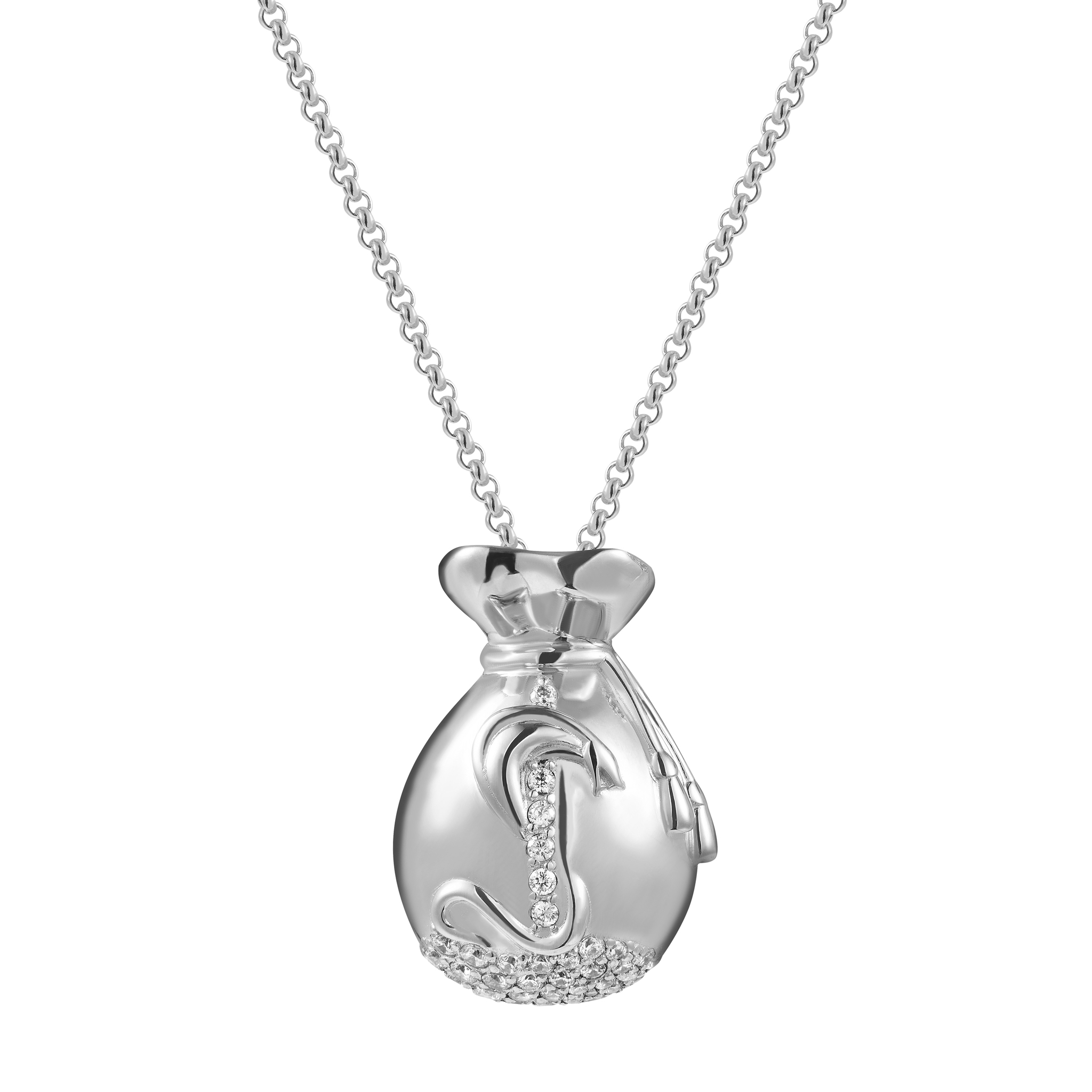 VIVA LA VIKA Колье Money Bag Necklace - Silver