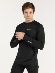 Термокофта Moax Comfort Warm LS мужская черный - 2