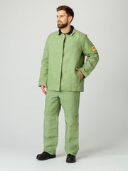 Костюм сварщика брезентовый с усилением, пл.480гр. (р.52-54/170-176))