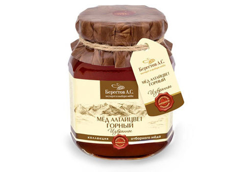Мед Алтайский горный "Берестов", 500г