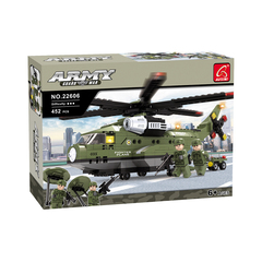 Игровой конструктор Ausini 22606 АРМИЯ (452 детали в наборе)