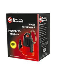Дренажный насос QUATTRO ELEMENTI Drenaggio  400 Zero (400 Вт, 7000 л/час, 7 м) (241-802)