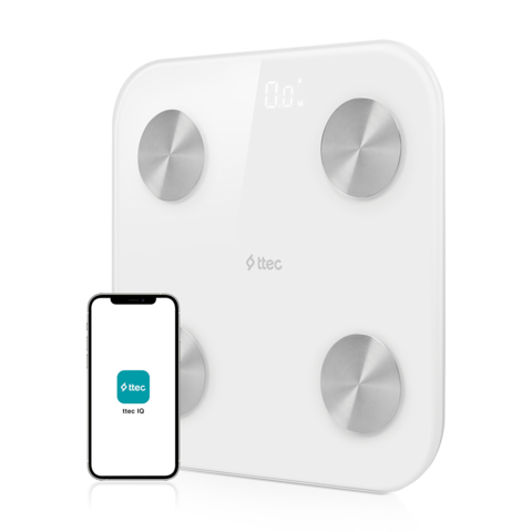 Весы TTEC Sensi Smart Scale для анализа тела TTEC, белый