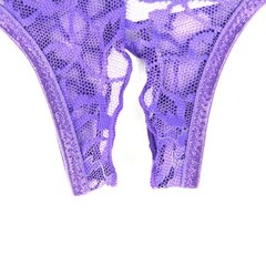 Стринги с доступом Purple Bow, 2XL