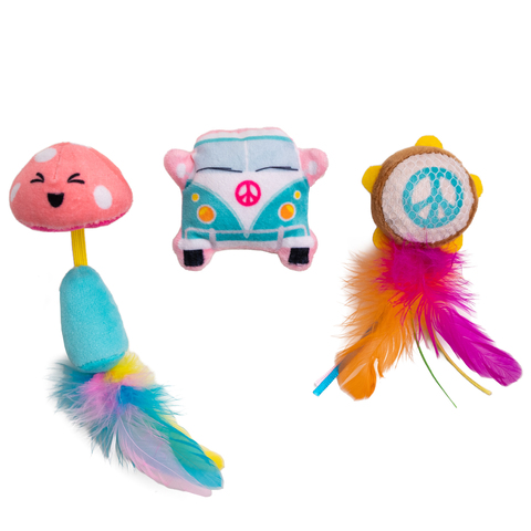 Игрушка Catstages Dental для кошек - "Фестиваль" кошачьей мятой, 3 шт в комплекте