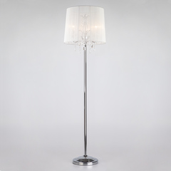 Торшер 2045/3F хром/белый