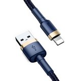 Кабель USB - Lightning 2.4A Baseus Cafule (CALKLF-BV3) 1м (100 см) (Синий с золотым)