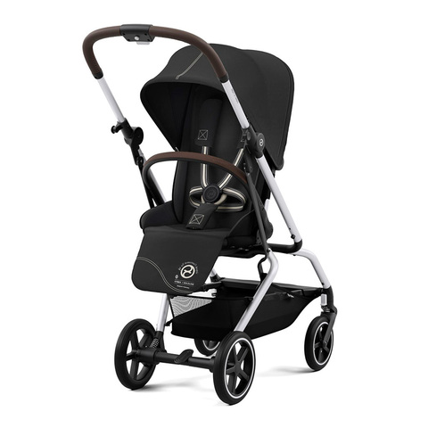 Прогулочная коляска Cybex Eezy S Twist Plus 2 SLV Moon Black