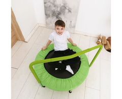 Батут с поручнем DFC JUMPFIT 36'' зеленый SD1810149Z-G