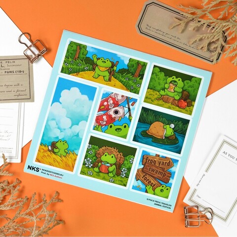 Стикеры NKS Q-PACK FROG TRAVELER