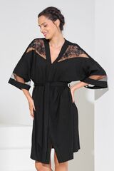 Утренний халат LISCA EMINENCE 23446_Черный