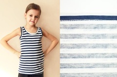 Купить недорого майку-тельняшку ВМФ - Магазин тельняшек.ру 8-800-700-93-18Майка-тельняшка детская НАКАТ (темно-синяя полоса) в Магазине тельняшек