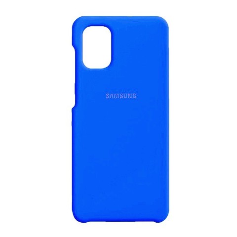 Силиконовый чехол Silicone Cover для Samsung Galaxy M51 (Синий)