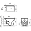 BelBagno BB003CBR Унитаз приставной безободковый, P-trap