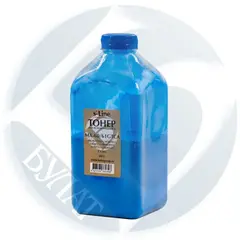 Тонер БУЛАТ s-Line MX-60, 61GTCA для Sharp MX-2630, 3050 (Голубой, банка 445г, тонер+девелопер)