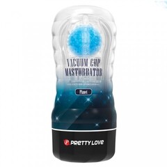 Мужской мастурбатор Planet  с внутренним стимулятором, синий