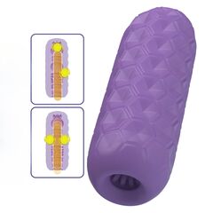 Фиолетовый мастурбатор Venus-X Twin balls - 