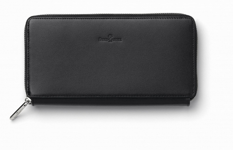 Кошелёк женский Faber-Castell на молнии, Classic Leather Collection, Black (188856)