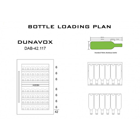 Винный шкаф Dunavox DAB-42.117DSS