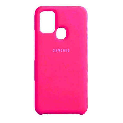 Силиконовый чехол Silicone Cover для Samsung Galaxy M31 (Розовый)