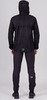 Беговой костюм с капюшоном Nordski Run Black 2022 с прямыми брюками