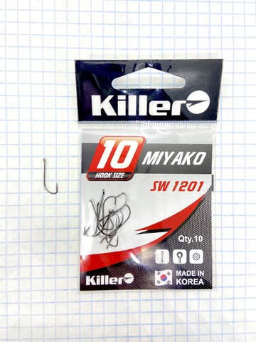 Крючок KILLER MIYAKO № 10 продажа от 10 шт.