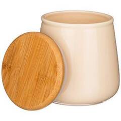 Ф Набор банок 250мл 2пр бамбук/подст 322553 I.K (без ложек)