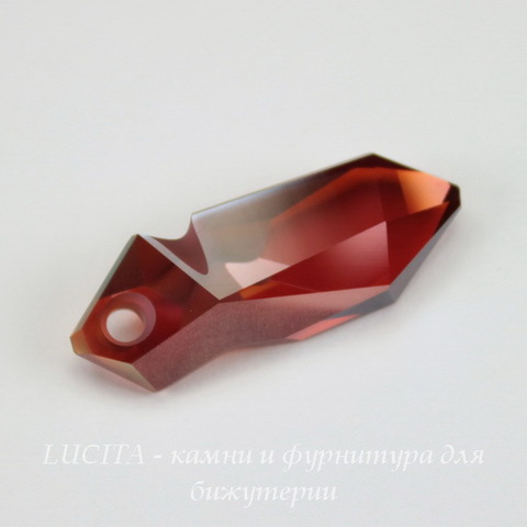 6913 Подвеска Сваровски Kaputt Crystal Red Magma (28 мм)