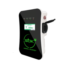 Зарядная станция S'OK Green Energy M3W Series Wallbox EV Charger, 1 фаза, 7 кВт, 32А/220В (SM3W10732542-0)