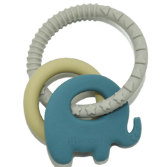 Damaq qaşıyıcı\PETITE&MARS Silicone teether Elefi