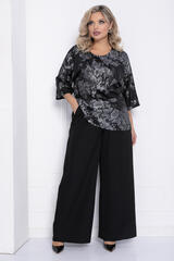 Блуза Австрия (черная) Б12365-27 LT Collection