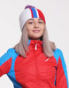 Шапка Nordski Knit color White-Blue-Red