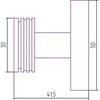 Сунержа Каньон 00-3005-0000 Вешалка настенная / L 50 (Без покрытия)