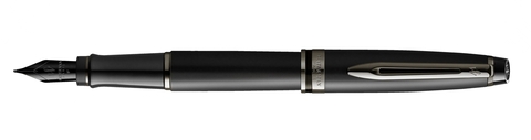 Ручка перьевая Waterman Expert Metallic, Black RT, F (2119188)