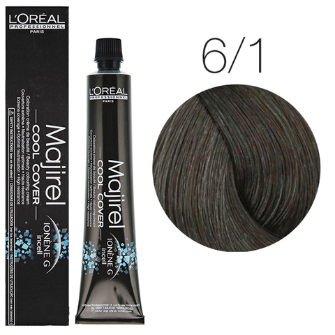 L'Oreal Professionnel Majirel Cool Cover 6.1 (Темный блондин пепельный) - Краска для волос