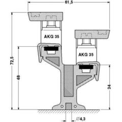 AKG 35 RD-Соединительные клеммы